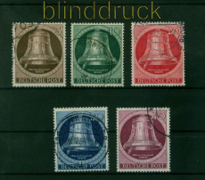Berlin Mi # 75/79 gestempelt Glockensatz Klppel links (55291)