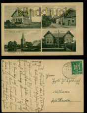 Steinbild a. d. Ems sw-AK vier Ansichten 5.8.1925 nach Altharen (d9962)