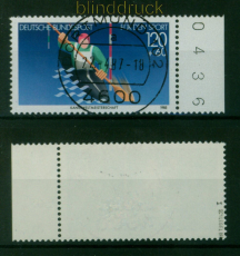 Bund Mi # 1239 I gestempelt Plattenfehler kurzes T geprft Schlegel BPP (55381)