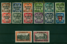 dt. Reich Mi # 716/29 gestempelt Danzig-Abschied (55426)