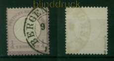 dt. Reich Mi #   1 gestempelt 1/4 Groschen kleiner Schild gepr Sommer BPP(55302)