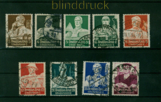 dt. Reich Mi # 556/64 gestempelt Stndesatz 1934 (55341)