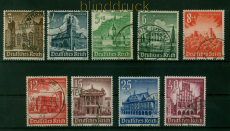 dt. Reich Mi # 751/59 gestempelt WHW 1940 (55361)