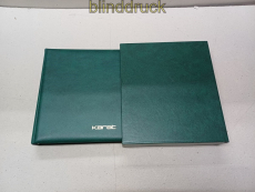 Lindner grner Karat-Ringbinder mit 13 Karat-Bltter gebraucht (55610)