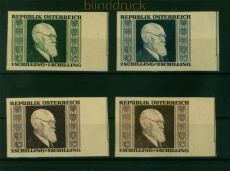sterreich Mi #  772 B/75 B postfrisch Karl Renner geschnitten (55561)