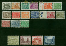 Berlin Mi #  42/60 Berliner Bauten postfrisch gepr�ft Schlegel BPP (55517)