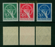 Berlin Mi #  68/70 postfrisch Whrungsgeschdigte (55520)