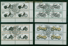 Berlin Mi # 694/97 gestempelte Eckrand-4er-Blcke mit Formnummern (55535)