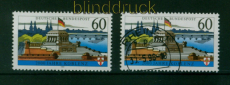 Bund Mi # 1583 x postfrisch und gestempelt Koblenz ohne Fluoreszenz (55541)