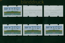 Bund ATM 1993 Mi # 2 Type 1.2 Versandstellensatz 1 postfrisch (55554)