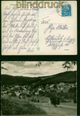 DDR Landpoststempel Schmalzgrube �ber Annaberg-Buchholz 1957 nach Leipzig(55502)