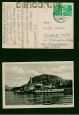 DDR Landpoststempel Dorf Wehlen ber Pirna Postkarte 1956 nach Gamberge (55505)