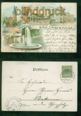 Bad Neuenahr Litho-AK Gruss aus .... vier Ansichten 1898 nach Maikammer (d9542)
