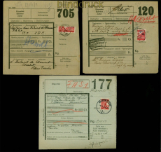 Belgien Eisenbahnpaketmarke Mi # 13 H OBP # SP204 Halbierung 6 Formulare (55264)