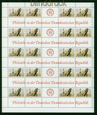 DDR Mi # 3265/66 komplette Zusammendruckbgen postfrisch (55462)