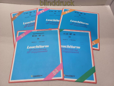 DDR Jahrgnge 1981/1985 postfrisch komplett auf Leuchtturm SF-Vordrucken (55377)