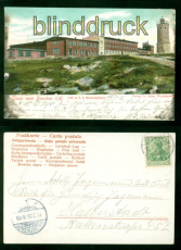 Brocken farb-AK Gruss vom Brocken i. H. 1905 nach Halberstadt (d9640)