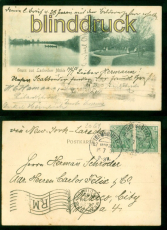 Lasbecker Mhle sw-AK Gruss aus .... 1901 aus Tremsbttel nach Mexiko (d9424)