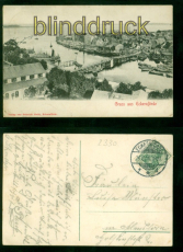 Eckernfrde sw-AK Gruss aus ..... Totalansicht 1910 nach Elmshorn  (d9665)