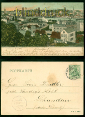Flensburg farb-AK Panorama 1904 nach Schandau (d9669)