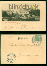 Hohenwestedt sw-AK Gruss aus ..... Teilansicht 1902 nach Gm�nden (d9677)