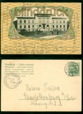 Kiel sw- AK Universitt 1904 nach Charlottenburg (d9688)