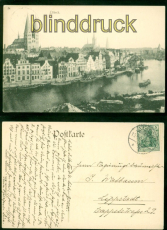 Lbeck sw-AK Teilansicht 1907 nach Lippstadt (d9701)