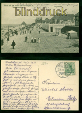Westerland Sylt sw-AK Kurhaushalle 1913 nach Elmen (d9721)