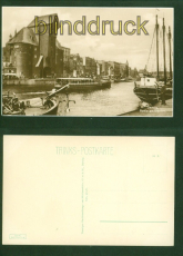 Danzig sw-AK Partie am Krantor ungebraucht (d9769)