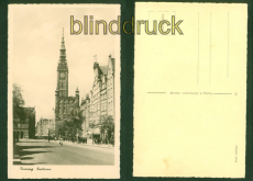 Danzig sw-AK Rathaus ungebraucht (d9774)