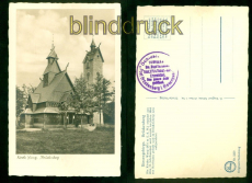 Brckenberg sw-AK Kirche Wang ungebraucht (d9866)
