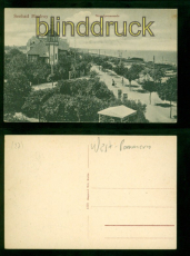 Misdroy Seebad sw-AK Strandpromenade ungebraucht (d9825)