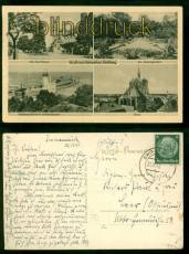 Kolberg Ostseebad sw-AK Gruss aus .... 4 Ansichten 1940 nach Leer (d9831)