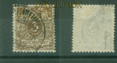 dt. Reich Mi #  45 a x gestempelt geprft Petry BPP (55779)