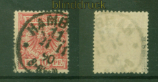 dt. Reich Mi #  47 b III gestempelt geprft Zenker BPP (55781)