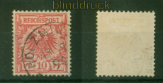 dt. Reich Mi #  47 b V gestempelt gepr�ft Petry BPP (55782)