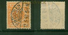 dt. Reich Mi #  49 b II gestempelt geprft Petry BPP (55784)