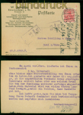 dt. Reich 10 Pfg. Germania Postkarte US-Zensur Ehrenbreitstein 18.3.1919 (55791)