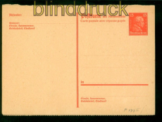 dt. Reich GSK Mi # P 173 II gezhnt 15 Pfennig Kant ungebraucht (55802)