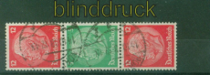 dt. Reich Zusammendrucke Mi # S 109 gestempelt Hindenburg Wasserzeichen 2(55728)