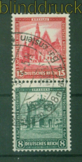 dt. Reich Zusammendrucke Mi # S  90 gestempelt Nothilfe 1931 (55706)