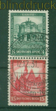 dt. Reich Zusammendrucke Mi # S  88 gestempelt Nothilfe 1931 (55704)