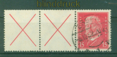 dt. Reich Zusammendrucke Mi # W  30.2 gestempelt Reichsprsidenten 1928 (55695)