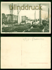 Stettin sw-AK Hafenbild ungebraucht (d9849)