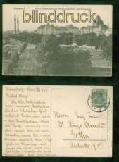 D�sseldorf sw-AK Kaiser-Wilhelm-Park Regierungsgeb�ude Kunstpalast 1912 (d9351)