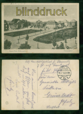 Essen/Ruhr Rttenscheid sw-AK Hermannsplatz Feldpost 1916 nach Grnstadt (d9370)