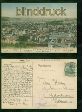 Hagen i. W. farb-AK Gesamtansicht 1908 nach Gelsenkirchen (d9373)