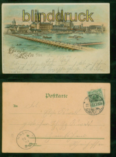 Kln sw-AK Teilansicht Halt gegen das Licht 1899 nach Gimbsheim (d9378)
