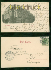 Kln sw-AK Theater 1899 Ortskarte Kln (d9381)