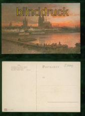 Kln farb-AK Rhein mit Dom ungebraucht (d9391)
